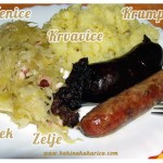 Pecenice_Krvavice_zelje
