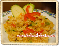 proljetni rižoto s piletinom